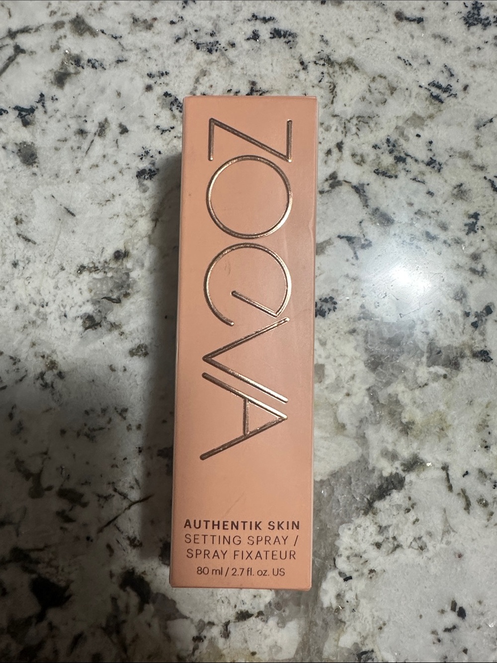 ZOEVA Authentik Skin Setting Spray – Nude Peach Packaging
